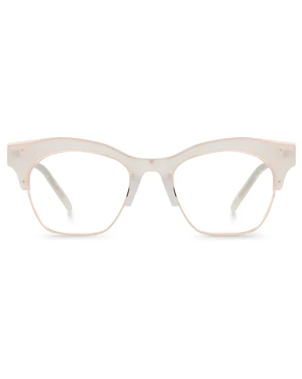 Square frame glasses